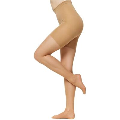 Nur Die Calze transparenti, donna Beige (Hautfarben (amber 230)), 40/44 M Nur Die Calze transparenti, donna Beige (Hautfarben (amber 230)), 40/44 M