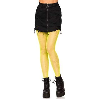 Leg Avenue Strumpfhose-900122033 Collant, Neon Yellow, One Size Donna Leg Avenue Strumpfhose-900122033 Collant, Neon Yellow, One Size Donna
