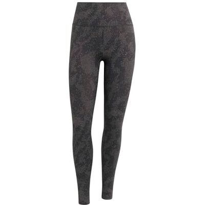 Adidas Femme All Me Print 7/8 Leggings, charcoal/black, XL Adidas Femme All Me Print 7/8 Leggings, charcoal/black, XL