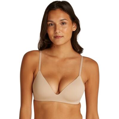 Calvin Klein Wire Free T Shirt Bra, Regisseno, Beige (Cedar), 46D Calvin Klein Wire Free T Shirt Bra, Regisseno, Beige (Cedar), 46D