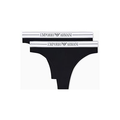 Emporio Armani Mezza Slip Donna, Nero, S Emporio Armani Mezza Slip Donna, Nero, S