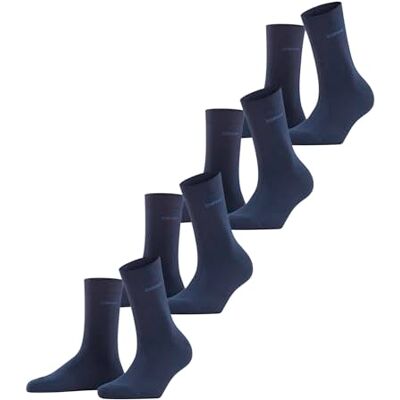 Esprit Solid W So cotone tinta unita confezione multipla, Calzini Donna, Blu Marine 6120, 36-41 Esprit Solid W So cotone tinta unita confezione multipla, Calzini Donna, Blu Marine 6120, 36-41