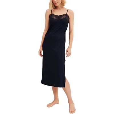 Calida Women's Elegant Dreams Nightgown, Semi-Transparent Calida Women's Elegant Dreams Nightgown, Semi-Transparent