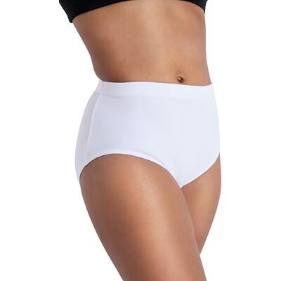 Capezio Womens Brief (TB111) -White -M Capezio Womens Brief (TB111) -White -M