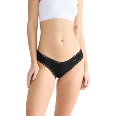 Sloggi Women's Go Crush Mini C3P Briefs, Nero, XXL (Confezione da 3), Nero, XXL Sloggi Women's Go Crush Mini C3P Briefs, Nero, XXL (Confezione da 3), Nero, XXL