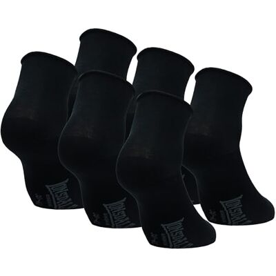 Lonsdale 6 Paia Calzini Corti Uomo Donna Calzini Sportivi Quarter Lunghezza Sopra la Caviglia Cotone Traspirante Lonsdale 6 Paia Calzini Corti Uomo Donna Calzini Sportivi Quarter Lunghezza Sopra la Caviglia Cotone Traspirante