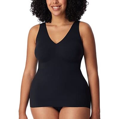 Schiesser Invisible Soft Top mit Pads, Reggiseno a t-Shirt Donna, Schwarz, 36 Schiesser Invisible Soft Top mit Pads, Reggiseno a t-Shirt Donna, Schwarz, 36