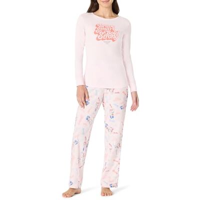Amazon Essentials Set di Pigiami in Flanella Donna Amazon Essentials Set di Pigiami in Flanella Donna