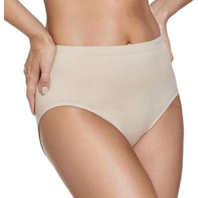 Selene , Mutanda Donna a Vita Alta Maxi, in Morbida Microfibra, Slip Senza Cuciture, Taglia Unica, Collezione 704, Colore Terra Selene , Mutanda Donna a Vita Alta Maxi, in Morbida Microfibra, Slip Senza Cuciture, Taglia Unica, Collezione 704, Colore Terra