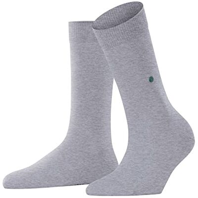 Burlington Lady W So cotone tinta unita 1 paire, Calzini Donna, Grigio Arctic Melange 3221, 36-41 Burlington Lady W So cotone tinta unita 1 paire, Calzini Donna, Grigio Arctic Melange 3221, 36-41