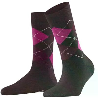 Burlington Melange Marylebone W So lana fantasia 1 paio, Calzini Donna, Rosso Rose/Grey 8560, 36-41 Burlington Melange Marylebone W So lana fantasia 1 paio, Calzini Donna, Rosso Rose/Grey 8560, 36-41