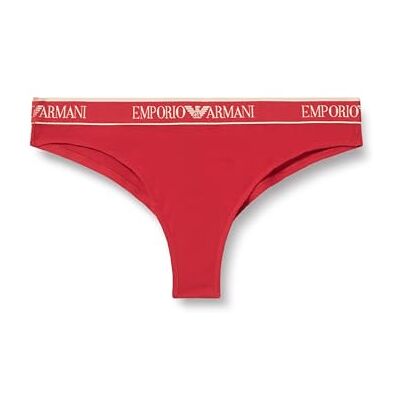 Emporio Armani Logoband Confezione da 2 Slip brasiliani da Donna, Colore Rosso, M, Rosso, M Emporio Armani Logoband Confezione da 2 Slip brasiliani da Donna, Colore Rosso, M, Rosso, M