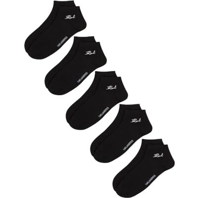 Lagerfeld Donne K/Signature Sneaker Sock (5 Pack) Nero 35-38 Lagerfeld Donne K/Signature Sneaker Sock (5 Pack) Nero 35-38