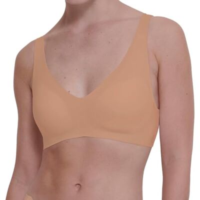 Sloggi Zero Feel 2.0 Soft Bra, Regiseno Donna, Nostalgic Brown, S Sloggi Zero Feel 2.0 Soft Bra, Regiseno Donna, Nostalgic Brown, S