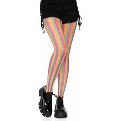 Leg Avenue Rainbow Fishnet Pantyhose Donna Leg Avenue Rainbow Fishnet Pantyhose Donna