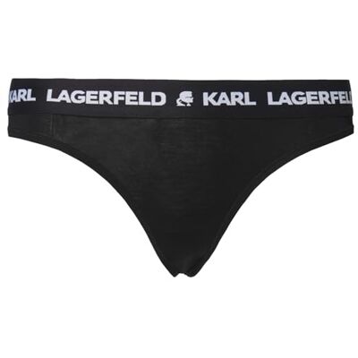 Lagerfeld Donne Logo Thong Nero S Lagerfeld Donne Logo Thong Nero S