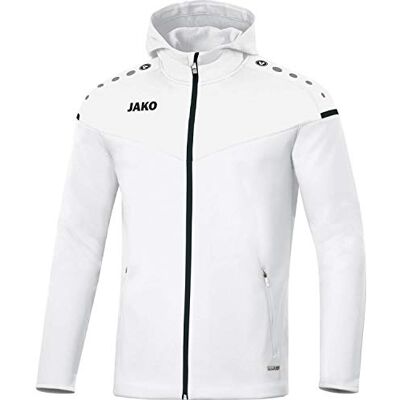 JAKO Champ 2.0, con Cappuccio. Donna, Bianco, 44 JAKO Champ 2.0, con Cappuccio. Donna, Bianco, 44