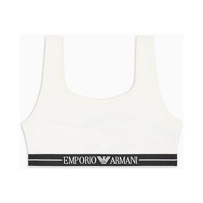 Emporio Armani Bralette Bra Reggiseno, Bianco, XL Donna Emporio Armani Bralette Bra Reggiseno, Bianco, XL Donna