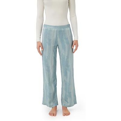 Calvin Klein Pantalone Pigiama Donna Lungo, Verde (Mesh Grid/Dragon Fly), M Calvin Klein Pantalone Pigiama Donna Lungo, Verde (Mesh Grid/Dragon Fly), M