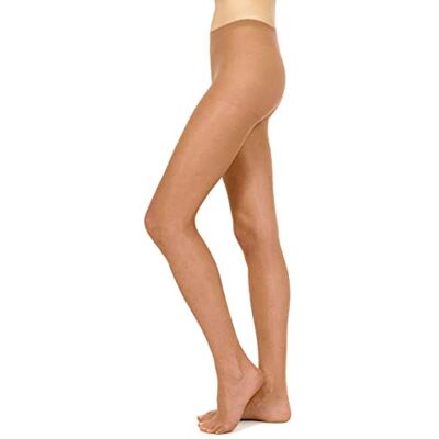 POMPEA 6 Paia Collant Donna 8 Denari, Calze Velate con Corpino Rinforzato e Piede Nudo Colore Polvere Dorata POMPEA 6 Paia Collant Donna 8 Denari, Calze Velate con Corpino Rinforzato e Piede Nudo Colore Polvere Dorata