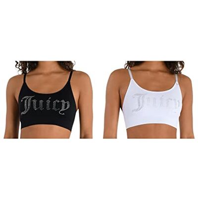 Juicy Couture Reggiseno Senza Cuciture Reggiseno Sportivo Donna (Pacco da 2) Juicy Couture Reggiseno Senza Cuciture Reggiseno Sportivo Donna (Pacco da 2)