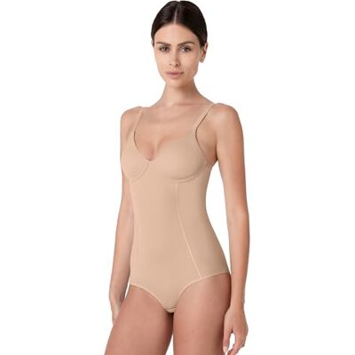 Lovable Body Modellante Senza Ferretto Intimo Snellente e Contenitivo Effetto Pancia Piatta Invisibile sotto i Vestiti Sculpt Shaping Donna, Nudo Chiaro, 34 / 3C Lovable Body Modellante Senza Ferretto Intimo Snellente e Contenitivo Effetto Pancia Piatta Invisibile sotto i Vestiti Sculpt Shaping Donna, Nudo Chiaro, 34 / 3C
