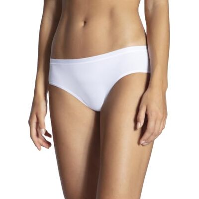 Calida Natural Comfort, Mutande Donna, Bianco (Weiss 001), 46 (Taglia Produttore: Small) Calida Natural Comfort, Mutande Donna, Bianco (Weiss 001), 46 (Taglia Produttore: Small)