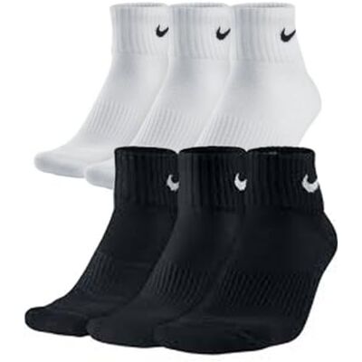 Nike Everyday Lightweight Ankle Calzini, Unisex – Adulto, Black/(White), 10 Nike Everyday Lightweight Ankle Calzini, Unisex – Adulto, Black/(White), 10