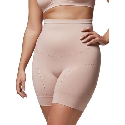 POMPEA Guaina Donna Comfort Size in Morbida Microfibra, Guaina Contenitiva con Supporto Addome e Coscia POMPEA Guaina Donna Comfort Size in Morbida Microfibra, Guaina Contenitiva con Supporto Addome e Coscia
