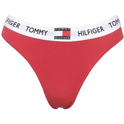 Tommy Hilfiger Thong Uw0Uw02198, Perizoma, Donna, Rosso (Tango Red), L Tommy Hilfiger Thong Uw0Uw02198, Perizoma, Donna, Rosso (Tango Red), L