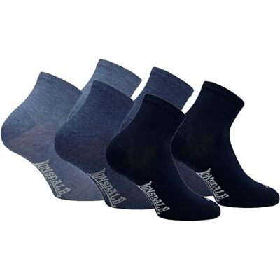 Lonsdale 6 Paia Calzini Corti Uomo Donna Calzini Sportivi Quarter Lunghezza Sopra la Caviglia Cotone Traspirante Lonsdale 6 Paia Calzini Corti Uomo Donna Calzini Sportivi Quarter Lunghezza Sopra la Caviglia Cotone Traspirante