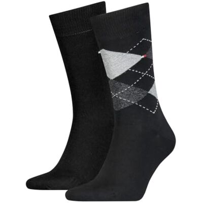 Tommy Hilfiger Classic, Calzini Donna, Nero 494, 35-38 (Pacco da 2) Tommy Hilfiger Classic, Calzini Donna, Nero 494, 35-38 (Pacco da 2)
