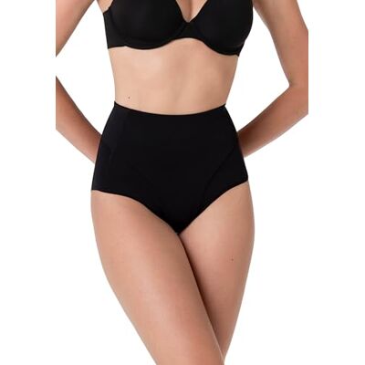 Lovable Guaina Modellante Midi Shapewear Alta Modellazione e Invisibile sotto i Vestiti Intimo Contenitivo Sculpt Shaping Donna, Nero, M Lovable Guaina Modellante Midi Shapewear Alta Modellazione e Invisibile sotto i Vestiti Intimo Contenitivo Sculpt Shaping Donna, Nero, M