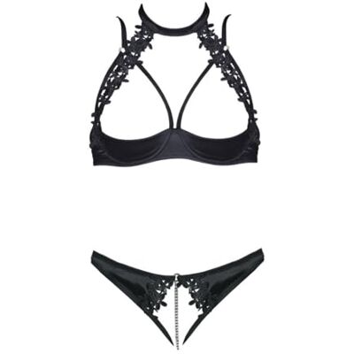 COTTELLI LINGERIE Ricamo Hebe 80B/M Nero COTTELLI LINGERIE Ricamo Hebe 80B/M Nero