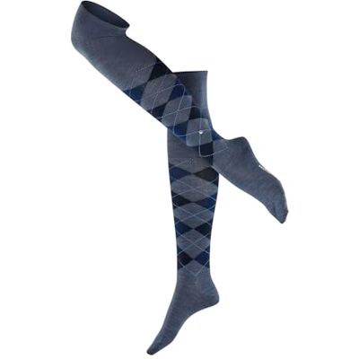 Burlington Marylebone W Ok lana sopra il ginocchio fantasia 1 paio, Parigine Donna, Blu Dark Blue Melange 6688, 36-41 Burlington Marylebone W Ok lana sopra il ginocchio fantasia 1 paio, Parigine Donna, Blu Dark Blue Melange 6688, 36-41