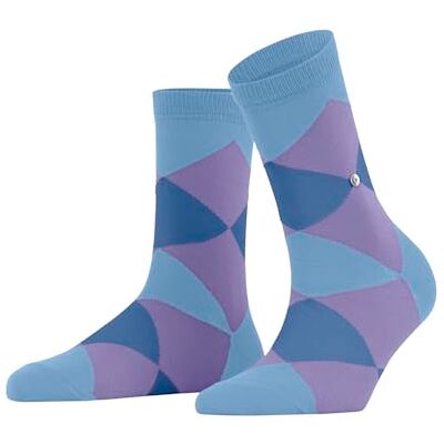 Burlington Bonnie W Sso cotone fantasia 1 paire, Calzini Donna, Blu Deep Sea 6542, 36-41 Burlington Bonnie W Sso cotone fantasia 1 paire, Calzini Donna, Blu Deep Sea 6542, 36-41