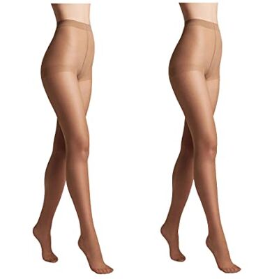 Conte elegant SOLO 20 DEN Set di 2 Collant da Donna Semiopachi, Resistenti Collant da Donna Sottili con Slip Marcati Calze Lisce Taglia 6 Marrone Conte elegant SOLO 20 DEN Set di 2 Collant da Donna Semiopachi, Resistenti Collant da Donna Sottili con Slip Marcati Calze Lisce Taglia 6 Marrone