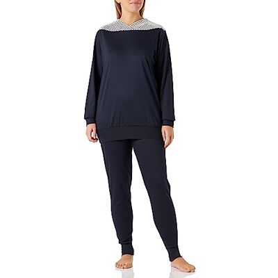 Calida Soulmate Pigiama da Donna, Colore: Blu Scuro Calida Soulmate Pigiama da Donna, Colore: Blu Scuro