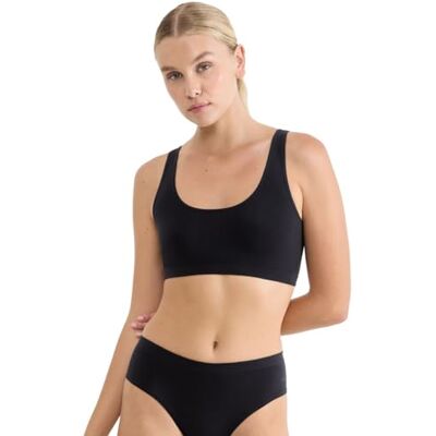 Sloggi Go Sense Top T Shirt Bra, Nero, XS Donna Sloggi Go Sense Top T Shirt Bra, Nero, XS Donna
