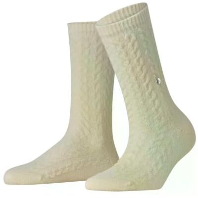 Burlington Cable W So cotone tinta unita 1 paio, Calzini Donna, Beige Creme 2050, 36-41 Burlington Cable W So cotone tinta unita 1 paio, Calzini Donna, Beige Creme 2050, 36-41