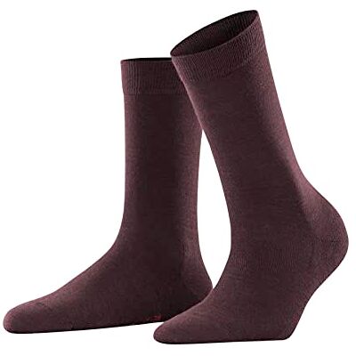 Falke Softmerino W So lana cotone tinta unita 1 paio, Calzini Donna, Rosso Barolo 8596, 37-38 Falke Softmerino W So lana cotone tinta unita 1 paio, Calzini Donna, Rosso Barolo 8596, 37-38