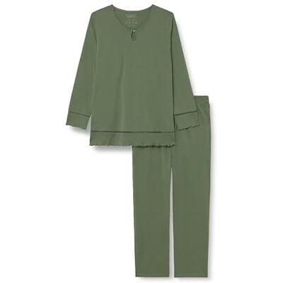 Ulla Popken Pigiama da Donna Nightgown, Colore Cachi, 46 Ulla Popken Pigiama da Donna Nightgown, Colore Cachi, 46