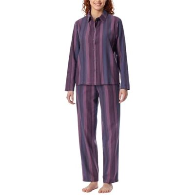 Schiesser Pigiama Lungo con Bottoni, in Misto Cotone, Stile Moderno Set, Multicolore 5_, 48 Donna Schiesser Pigiama Lungo con Bottoni, in Misto Cotone, Stile Moderno Set, Multicolore 5_, 48 Donna