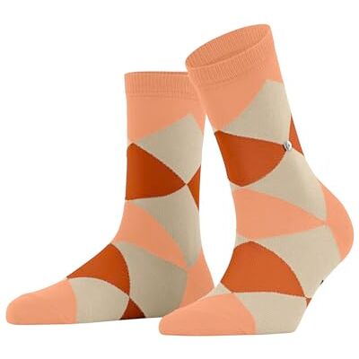Burlington Bonnie W Sso cotone fantasia 1 paire, Calzini Donna, Arancione Peach 8766, 36-41 Burlington Bonnie W Sso cotone fantasia 1 paire, Calzini Donna, Arancione Peach 8766, 36-41