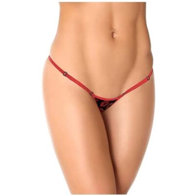 Sexy Locker Women's Micro Thong Breakaway Adjustable Low Waist Kiss 7083 Sexy Locker Women's Micro Thong Breakaway Adjustable Low Waist Kiss 7083