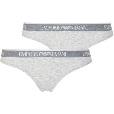 Emporio Armani Mezza Slittamento delle Signore, Grigio Melange/Grigio Melange, L Emporio Armani Mezza Slittamento delle Signore, Grigio Melange/Grigio Melange, L