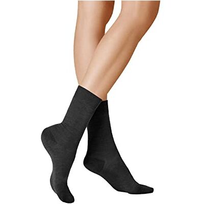 Kunert Sensual Calzini da donna in lana merino senza pressione, 150 denari, Black 0070, 35-38 Kunert Sensual Calzini da donna in lana merino senza pressione, 150 denari, Black 0070, 35-38