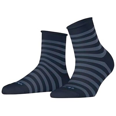 Burlington Swansea W Sso cotone fantasia 1 paire, Calzini Donna, Blu Marine 6120, 36-41 Burlington Swansea W Sso cotone fantasia 1 paire, Calzini Donna, Blu Marine 6120, 36-41