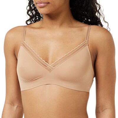 Sloggi Donna Body Adapt Twist Soft Bra, Nostalgic Brown, XS Plus Sloggi Donna Body Adapt Twist Soft Bra, Nostalgic Brown, XS Plus