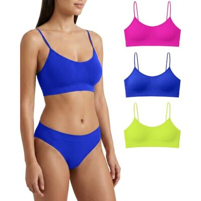 Risalti Reggiseno Senza Ferretto Spalla Stretta 3 pz Bralette Donna Senza Cuciture ed Etichette, Reggiseno Donna in Microfibra Elasticizzata, Brassiere, Top Morbido, Intimo Made in Italy Risalti Reggiseno Senza Ferretto Spalla Stretta 3 pz Bralette Donna Senza Cuciture ed Etichette, Reggiseno Donna in Microfibra Elasticizzata, Brassiere, Top Morbido, Intimo Made in Italy